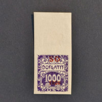 Stamp Czechoslovakia, 1000h, Mi.11, MH* 