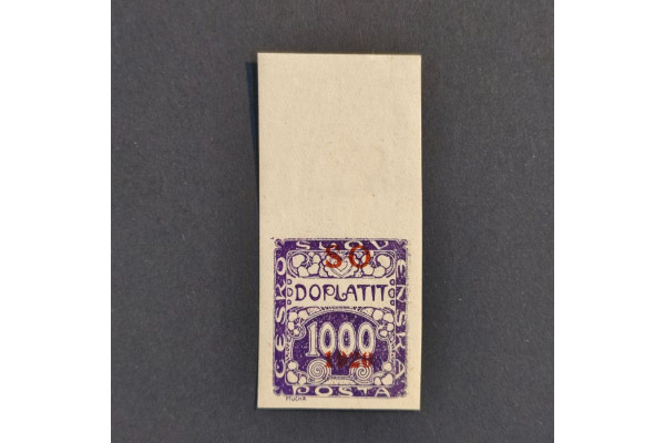 Známka ČSR, 1000h, Pof.SO43* 