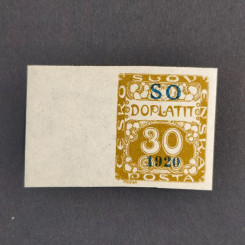 Stamp Czechoslovakia, 30h, Mi.6, MH* 