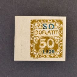 Briefmarke Tschechoslowakie, 50h, Mi.8* 