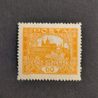 Známka ČSR, 60H, Pof.17A* 