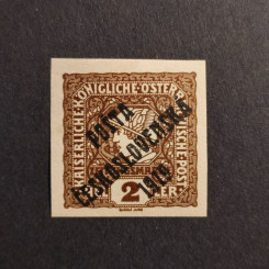Známka ČSR PČ 1919 , 2h, Pof.60* 