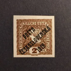 Známka ČSR PČ 1919 , 2h, Pof.60* 