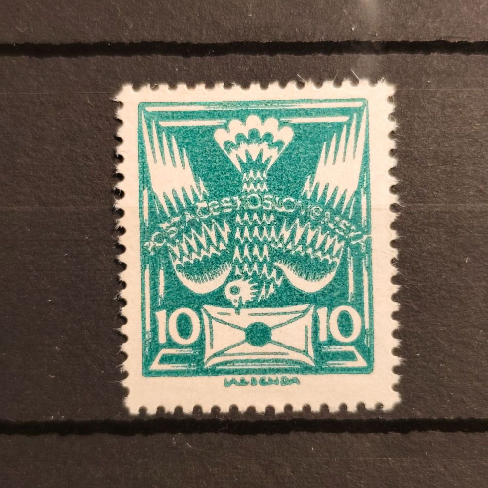 Briefmarke Tschechoslowakie, 10h, Mi.164* Briefmarke Tschechoslowakie, 10h, Mi.164*