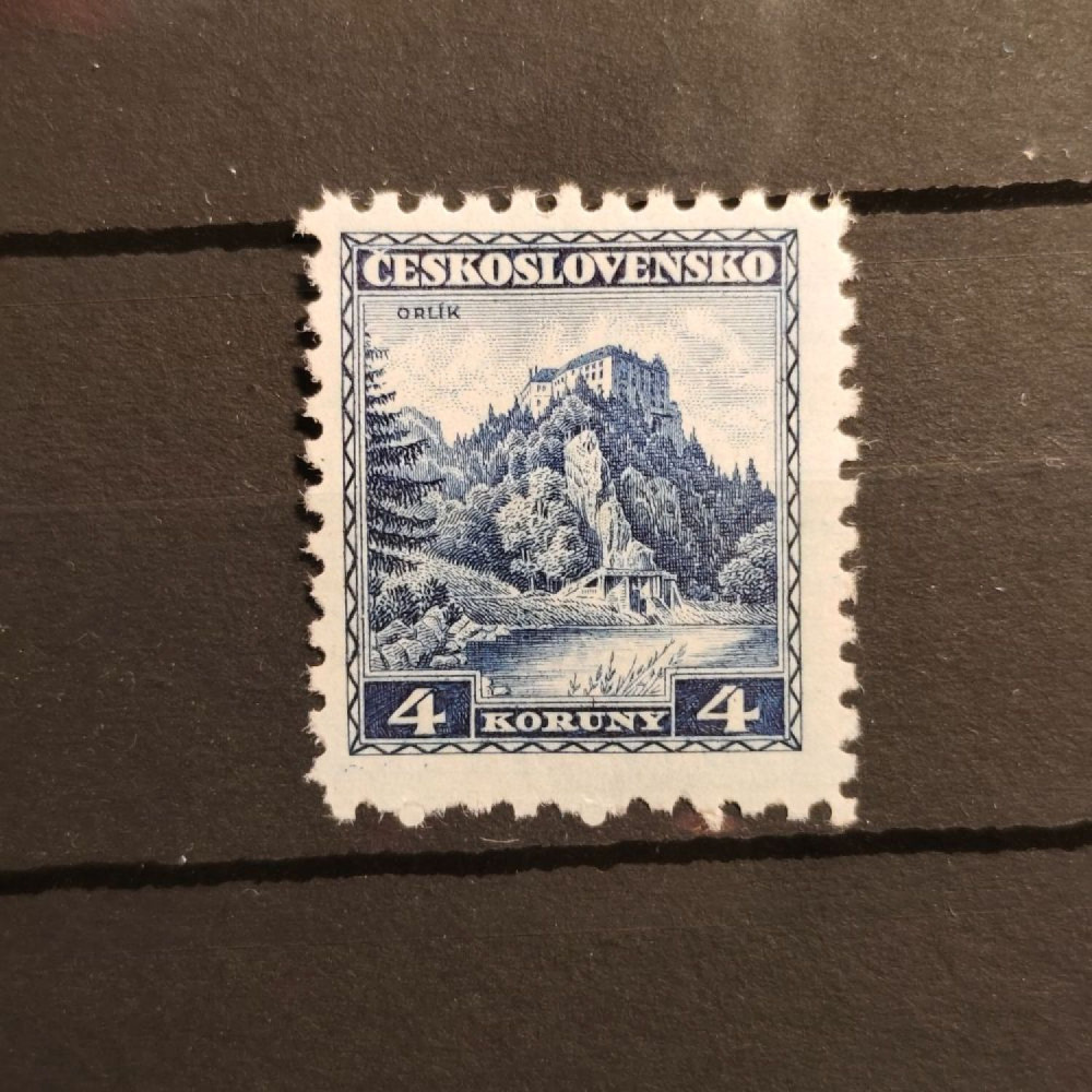 Známka ČSR, 4 Kč, Pof.266* 