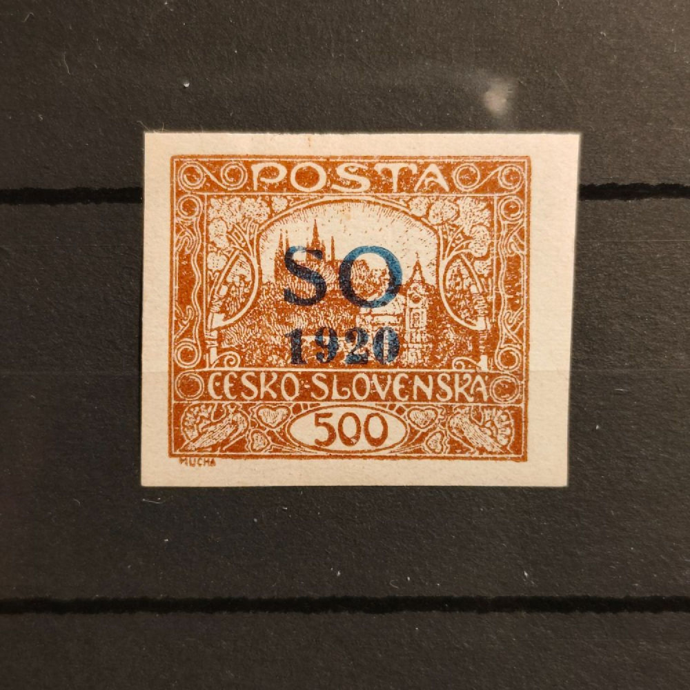 Briefmarke Tschechoslowakie, 500h, Mi.24* 