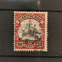 Známka Kiautschou, 20 C, Mi.32I# Známka Kiautschou, 20 C, Mi.32I#