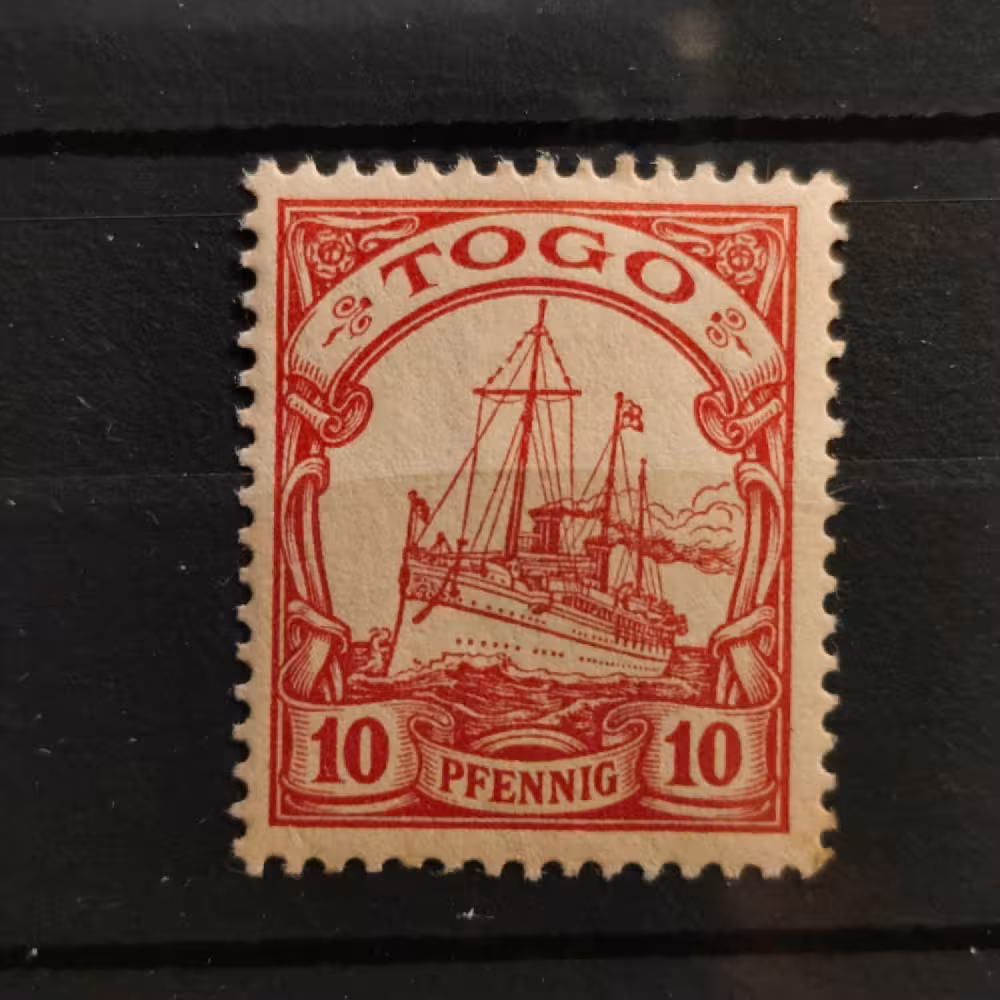 Známka Togo, 10 Pf, Mi.9* 