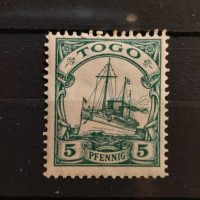 Známka Togo, 5 Pf, Mi.21* 