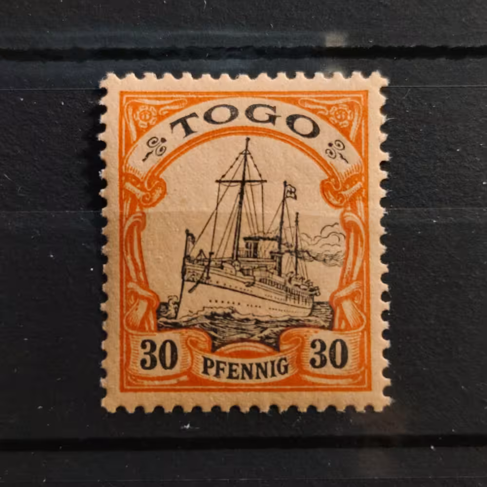 Selo Togo, 30 Pf, Mi.12, MH* 