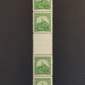 Pareja con interpanel Checoslovaquia, 50h, Mi.319, MNH**  4