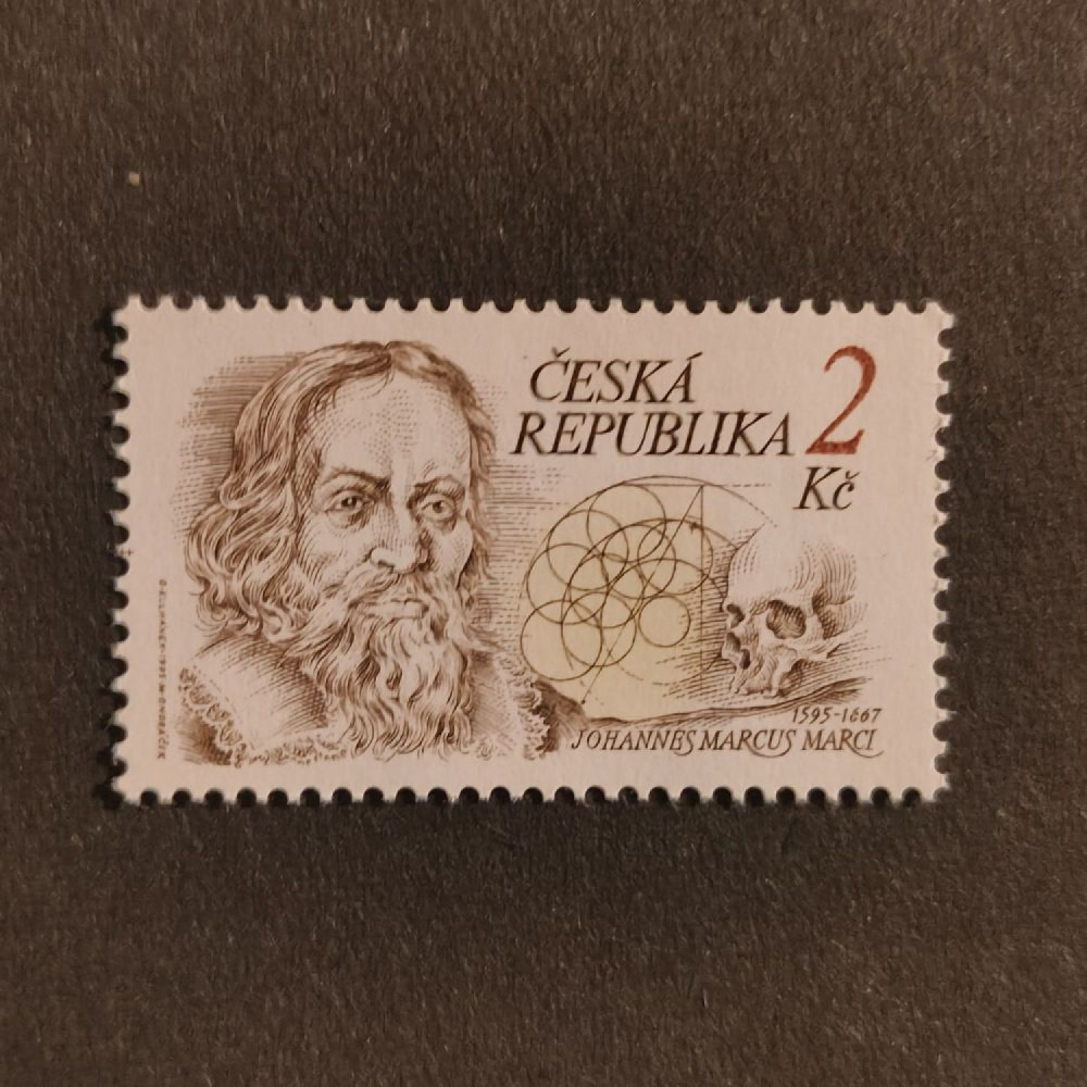 Známka ČR, 2 Kč, Pof.64** 