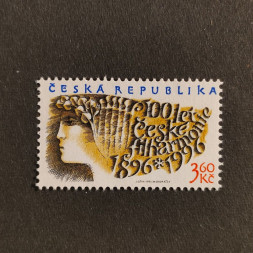 Briefmarke Tschechische Republik, 3,6 Kč, Mi.100** 