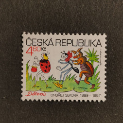 Briefmarke Tschechische Republik, 4,6 Kč, Mi.220** 