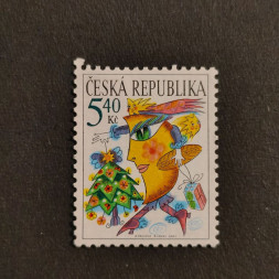 Briefmarke Tschechische Republik, 5,4 Kč, Mi.311** 