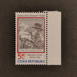 Známka ČR, 5,4 Kč, Pof.243** 
