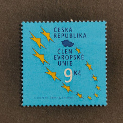 Briefmarke Tschechische Republik, 9 Kč, Mi.393** 