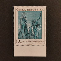 Známka ČR, 12 Kč, Pof.163** 