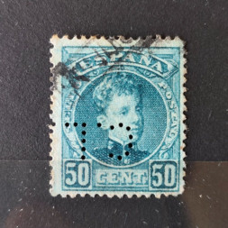 Briefmarke Spanien, 50 C, Mi.214# 