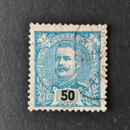Briefmarke Portugal, 50 R, Mi.130A# 