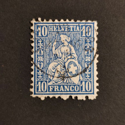 Briefmarke Schweiz, 10(C), Mi.23# 