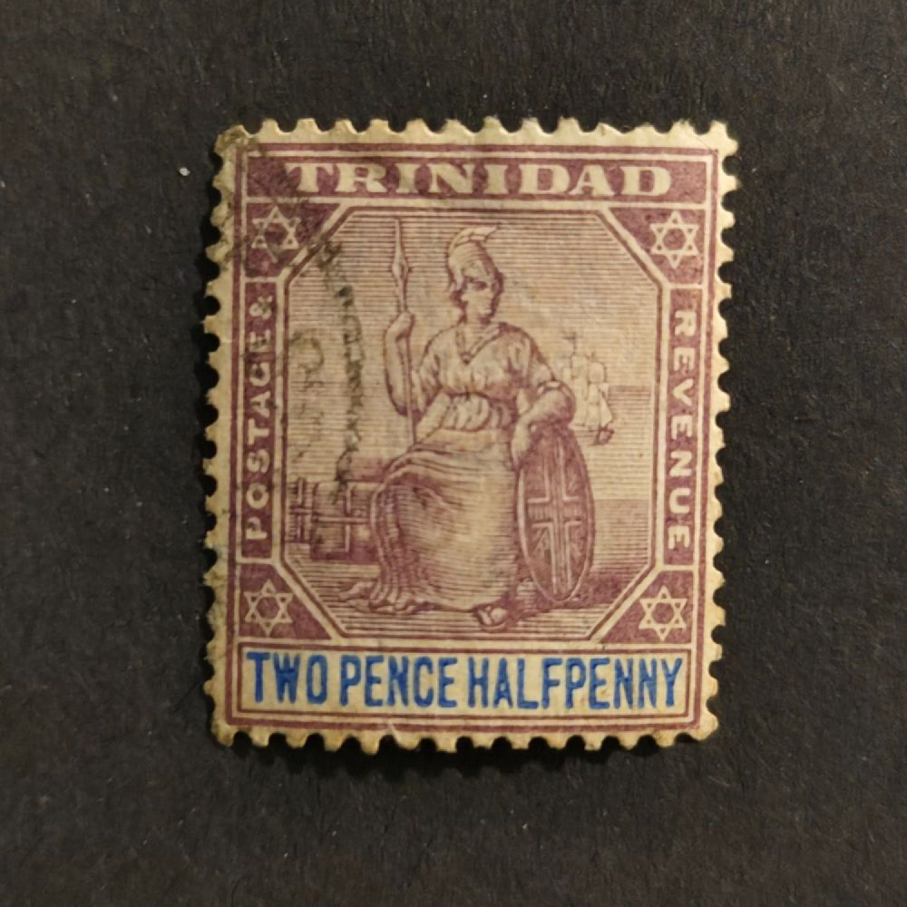 Sellos Trinidad, SG117 (Mi. 39), Usado #, 2 1/2 d