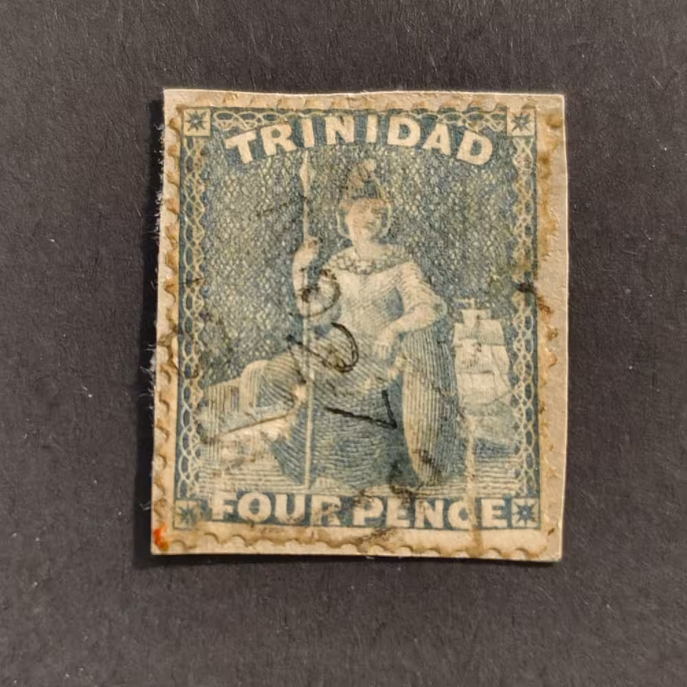 Stamps Trinidad, SG76 (Mi. 21C), Used #, 4 d