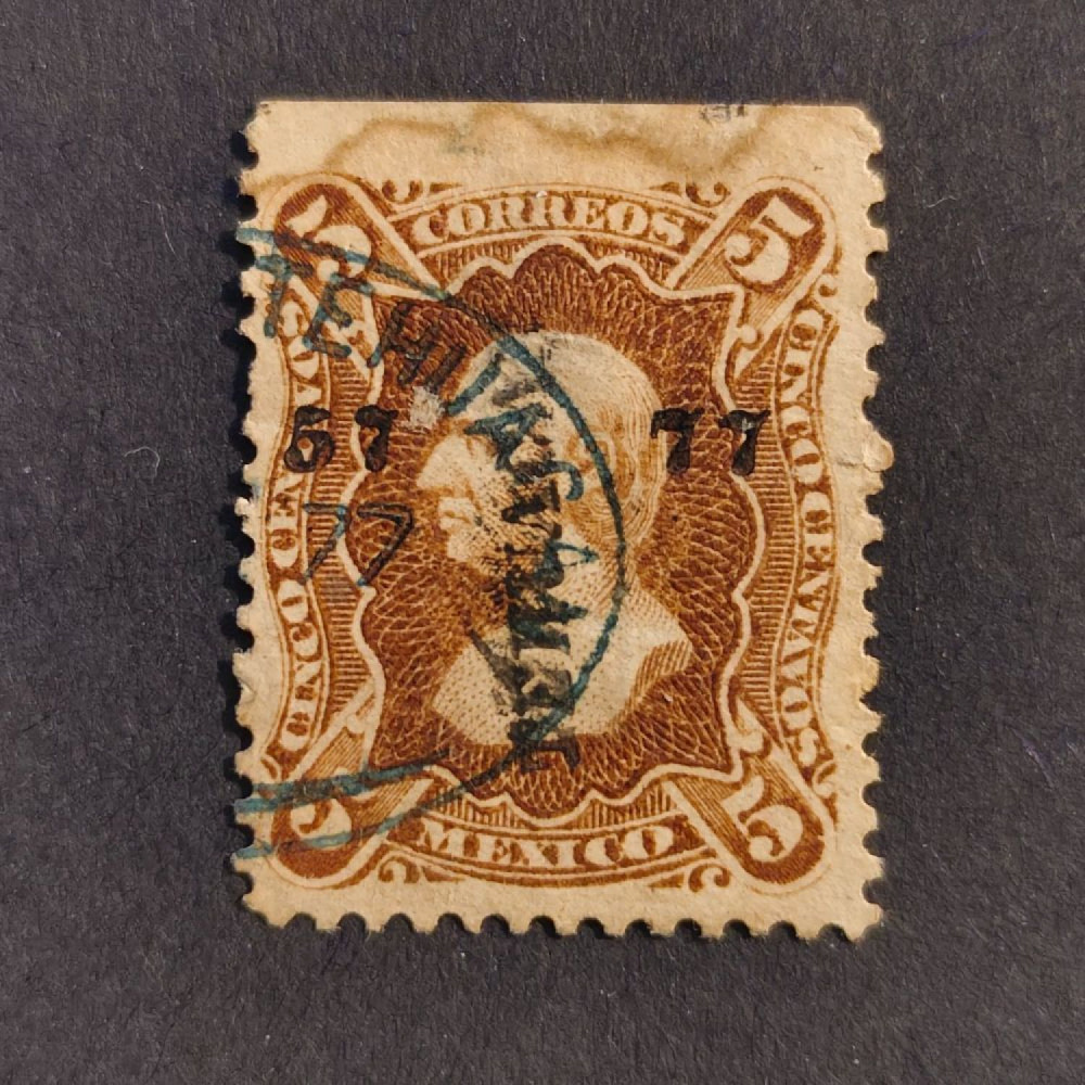 Sellos México, Mi.96Iy (SG 97), Usado #, 5 ¢