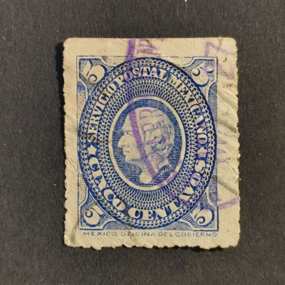 Briefmarken Mexico, Mi.142 (SG 160)#, 5 ¢