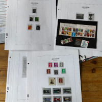 Sbírka mix FDC a albové listy s ** (UK, NL, ...)