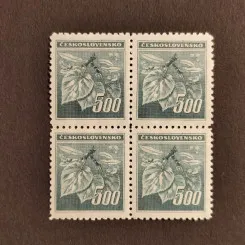 Čtyřblok ČSR, 500 h, Pof.380** 