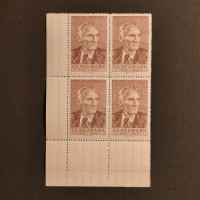 Čtyřblok ČSR, 3 Kčs, Pof.547** 