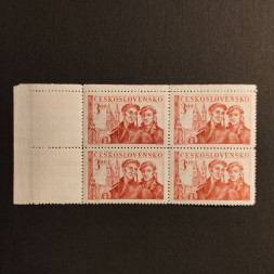Čtyřblok ČSR, 3 Kčs, Pof.540** 
