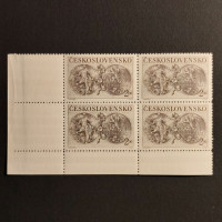 Čtyřblok ČSR, 2 Kčs, Pof.539** 