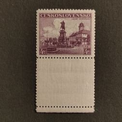 Briefmarke mit Ziefeldern Tschechoslowakie, 4 Kč, Mi.357** 