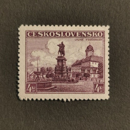Briefmarke Tschechoslowakie, 4 Kč, Mi.357** 