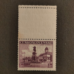 Briefmarke mit Ziefeldern Tschechoslowakie, 4 Kč, Mi.357* 