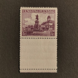 Briefmarke mit Ziefeldern Tschechoslowakie, 4 Kč, Mi.357* 