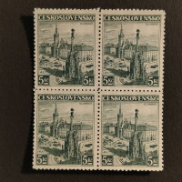 Block of four Czechoslovakia, 5 Kč, Mi.358, MNH** 