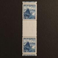 Gutter marks Czechoslovakia, 2,50 Kč, Mi.354, MNH** 