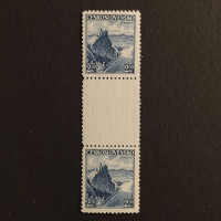 Gutter marks Czechoslovakia, 2,50 Kč, Mi.354, MNH** 