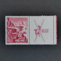 Briefmarke mit Ziefeldern Tschechoslowakie, 1 Kč, Mi.388* 