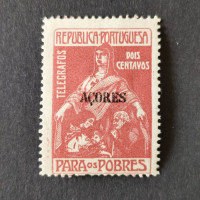 Briefmarke Azoren, Mi.6* 