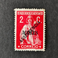 Briefmarke Azoren, Mi.4* 