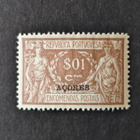 Briefmarke Azoren, Mi.1* 
