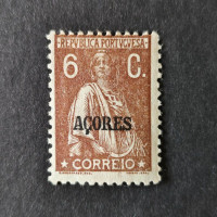 Briefmarke Azoren, Mi.174xC* 