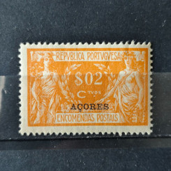 Známka Azory, Mi.2* 