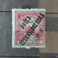 Známka ČSR PČ 1919 , 50f, Pof.93*, II. typ přetisku 