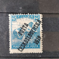 Známka ČSR PČ 1919 , 25f, Pof.108*, III. typ přetisku 