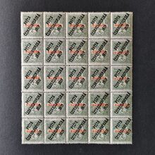 Víceblok ČSR PČ 1919 , 2f, Pof.124**, ST přetisků 